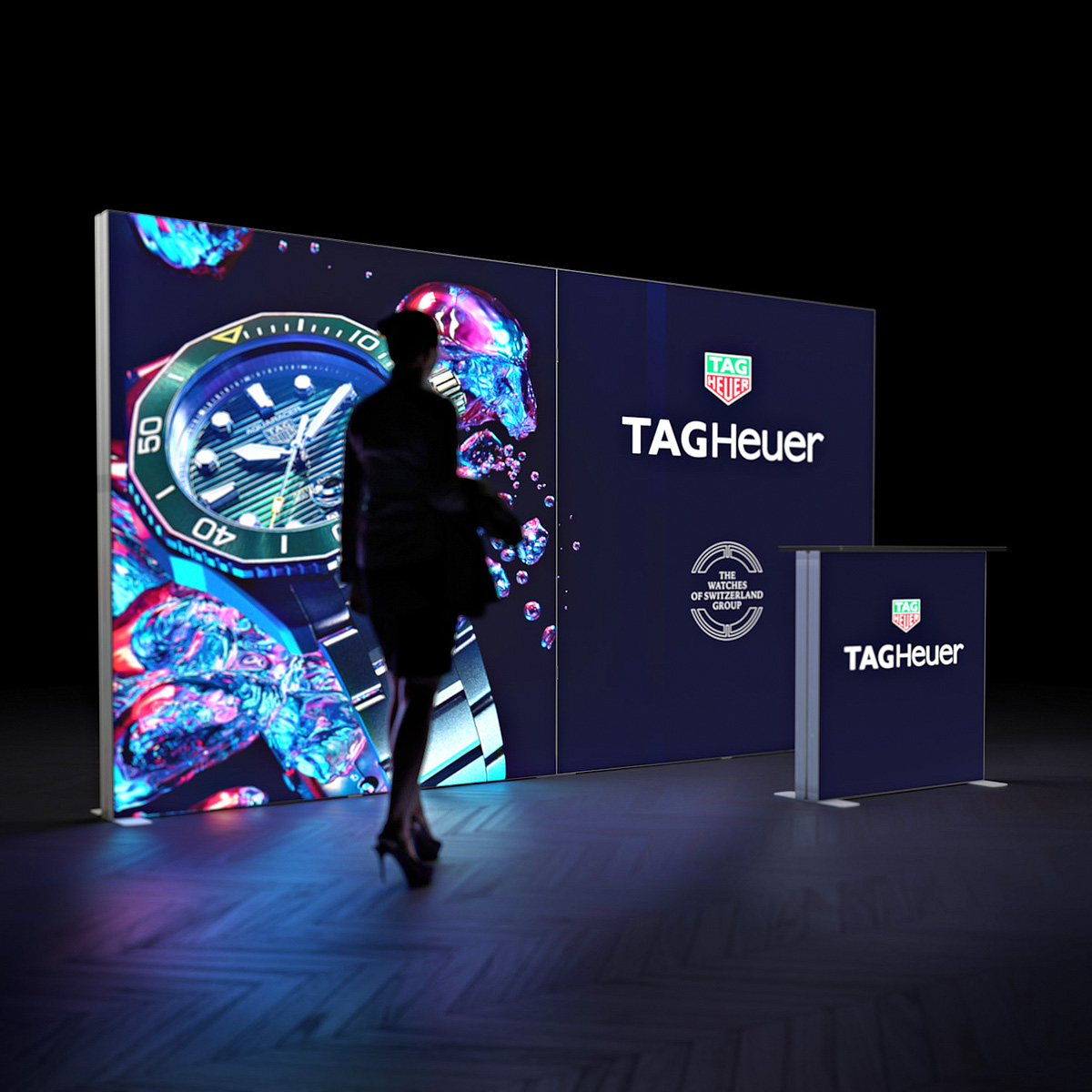 Modüler Işıklı Lightbox 