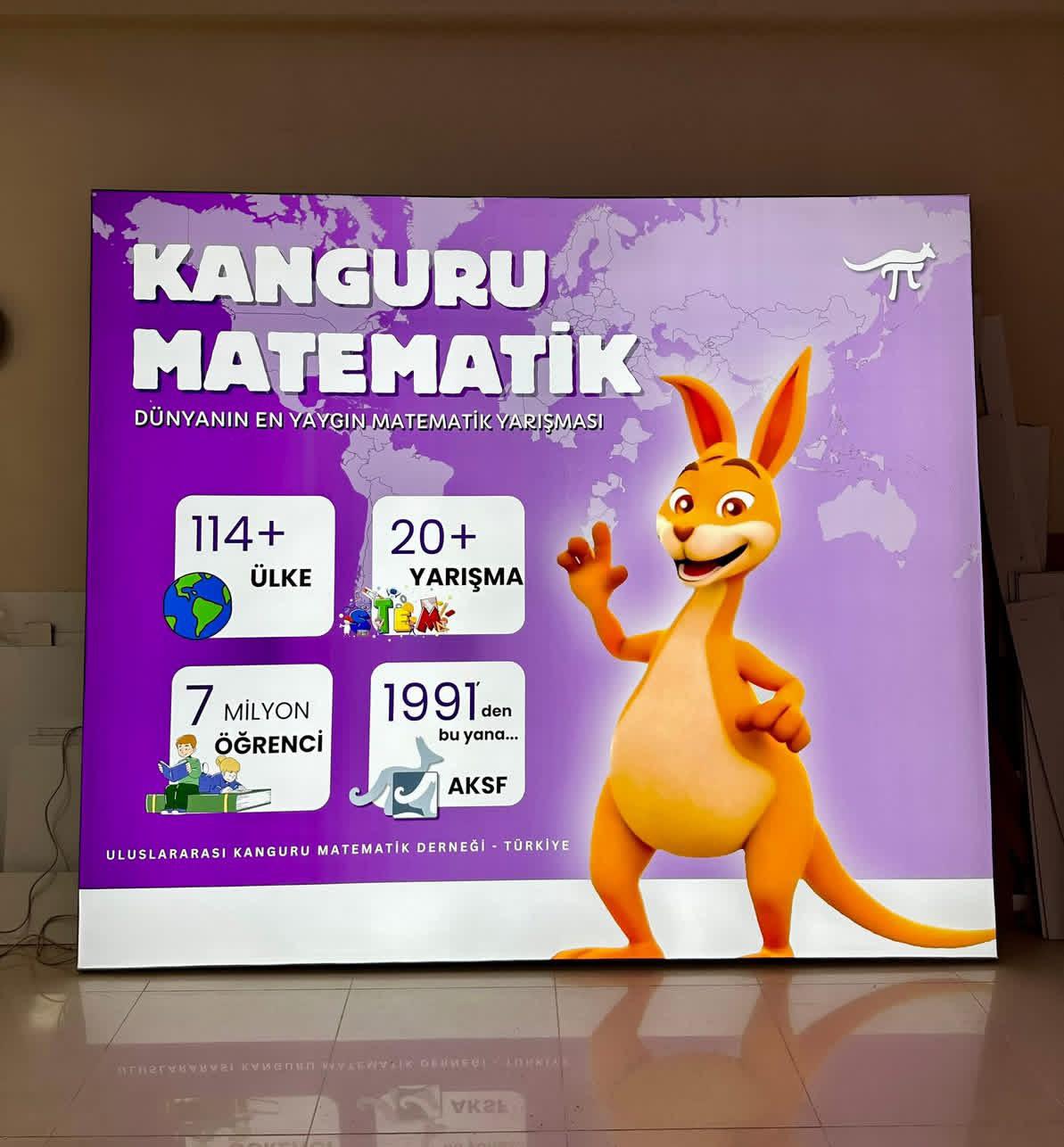  Işıklı Lightbox 100x100cm 