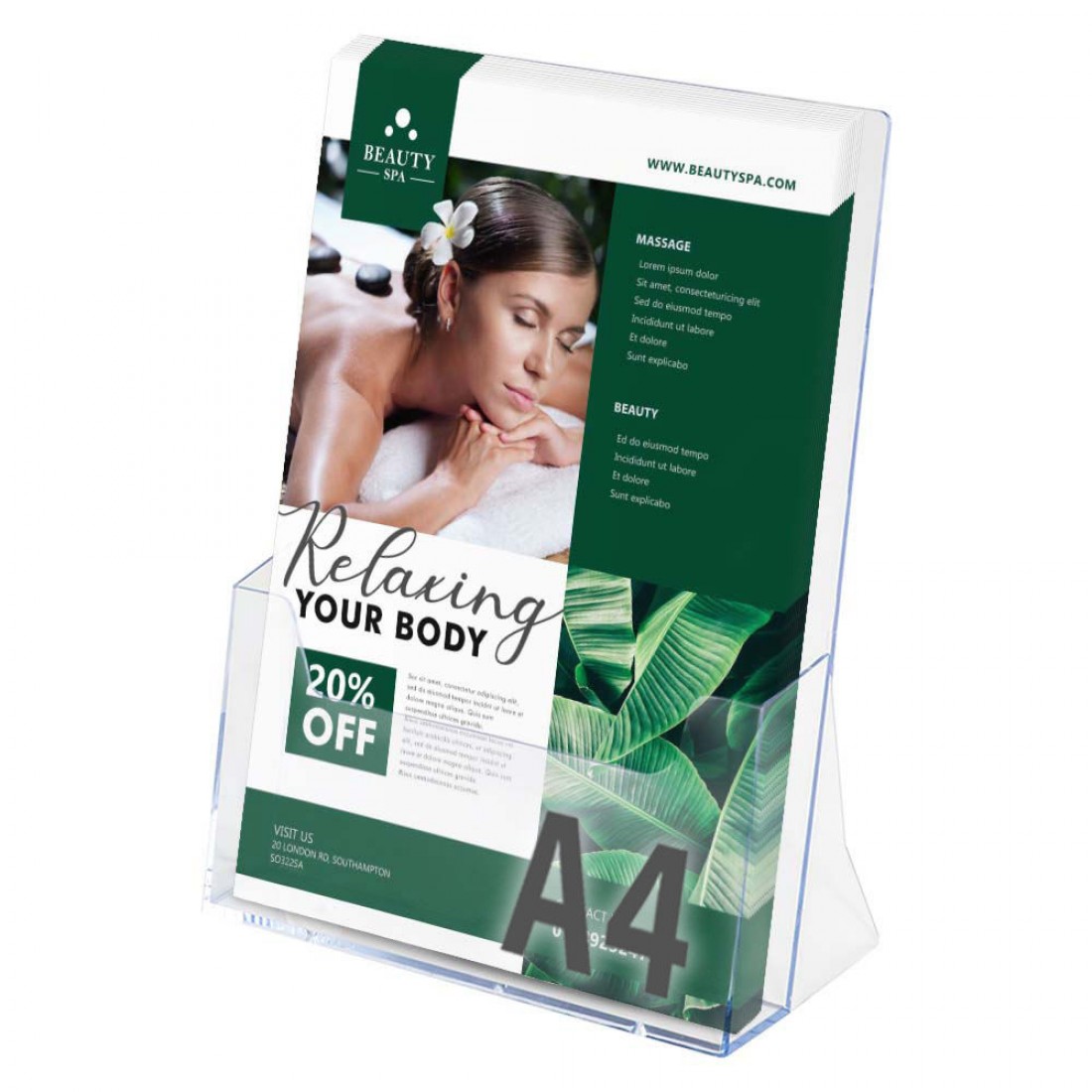 Masa Üstü A4 Broşürlük