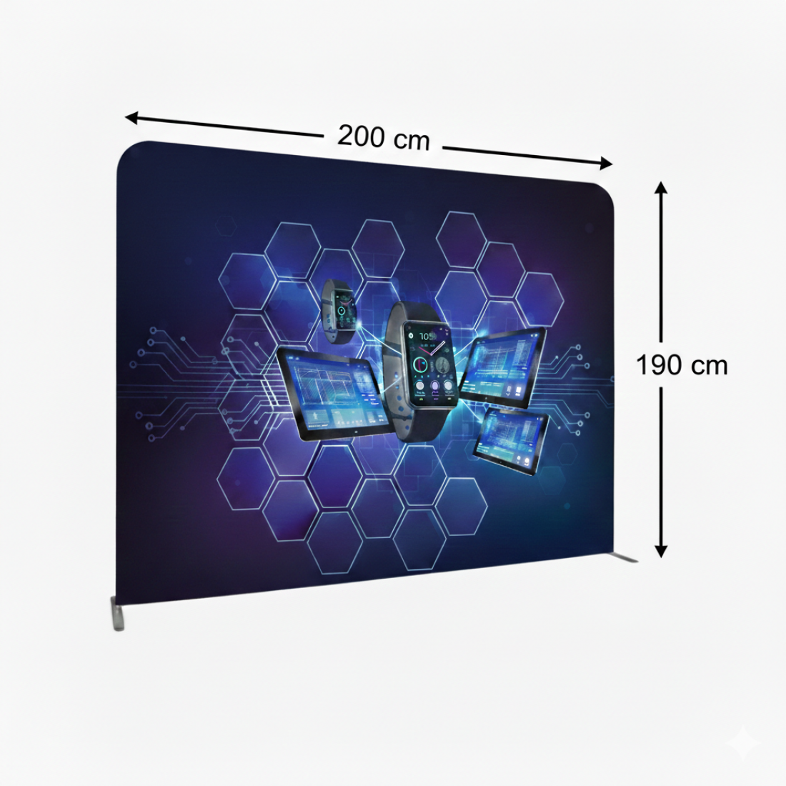 200x190 cm Düz Tekstil Backdrop