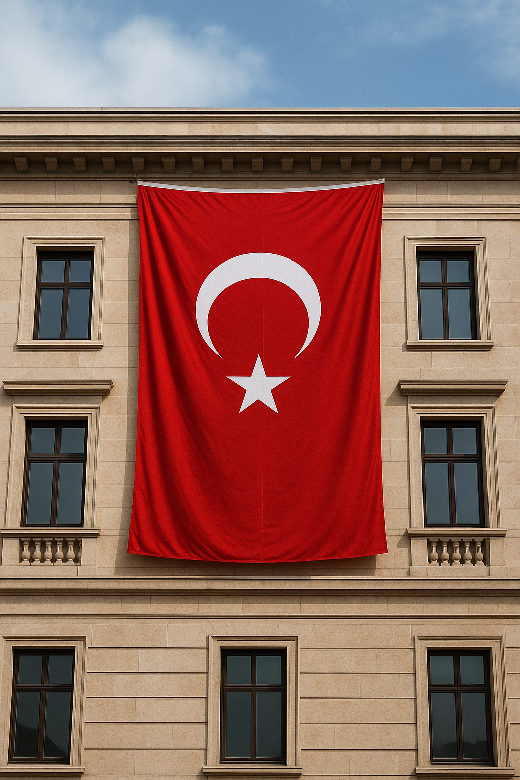 Türk bayrağı Alpaka 1.Kalite